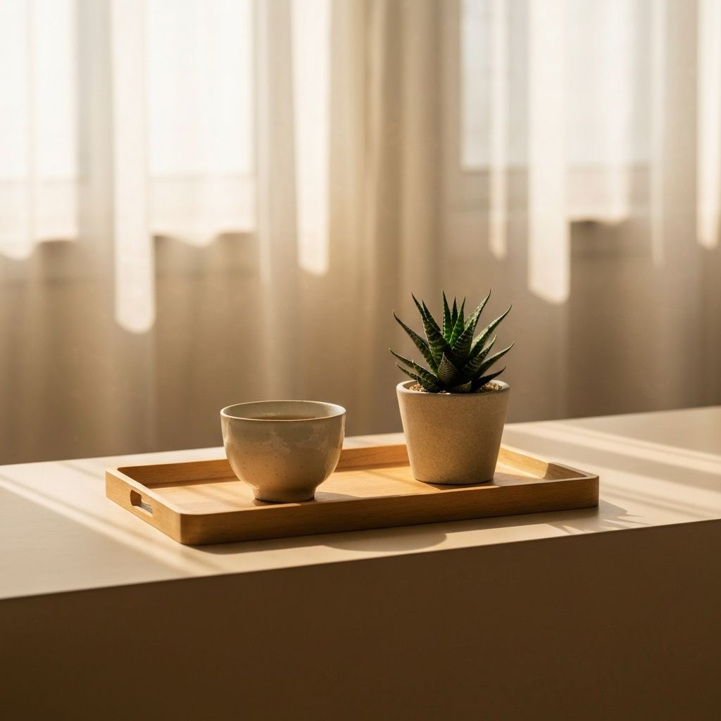 Momento matutino de autocuidado